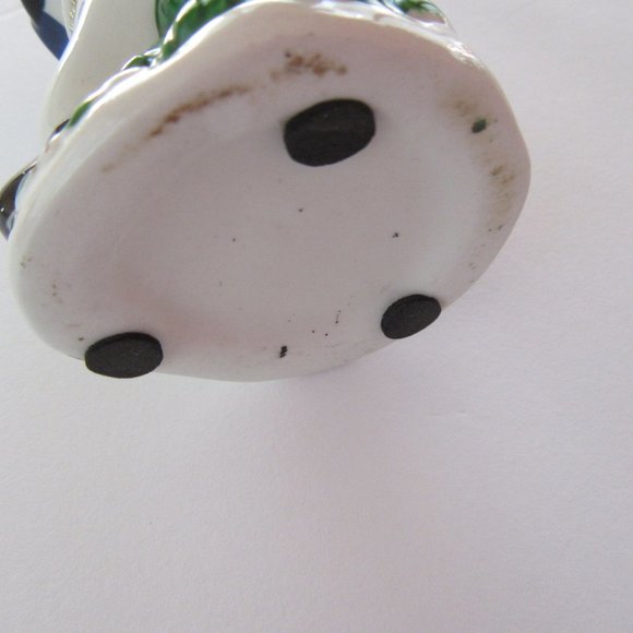 Vintage ceramic Christmas snowman ring or trinket box - So cute!! - Picture 8 of 8